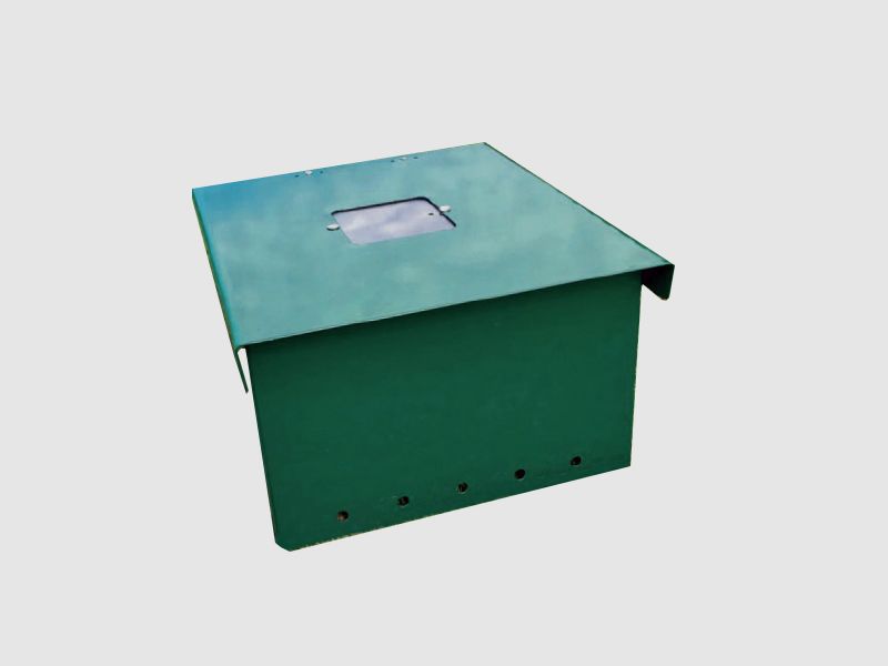 Schalldämpferbox für Wühlmausselbstschussgerät