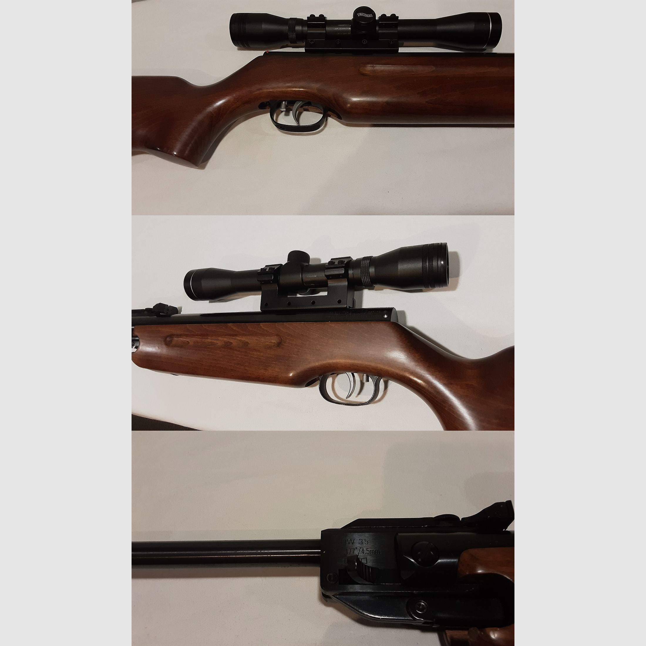 Rifle de aire Weihrauch HW35 de gran potencia y precisión para caza/deporte