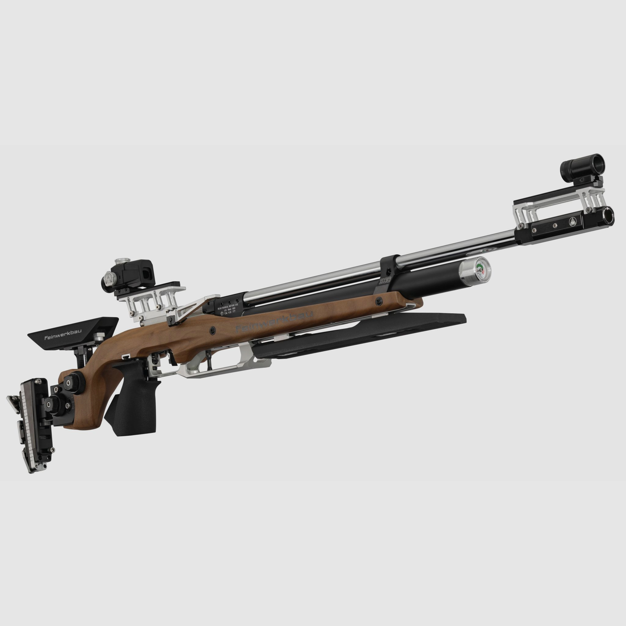 Feinwerkbau 800W-Nussbaum Auflage, Schafkappe X-line