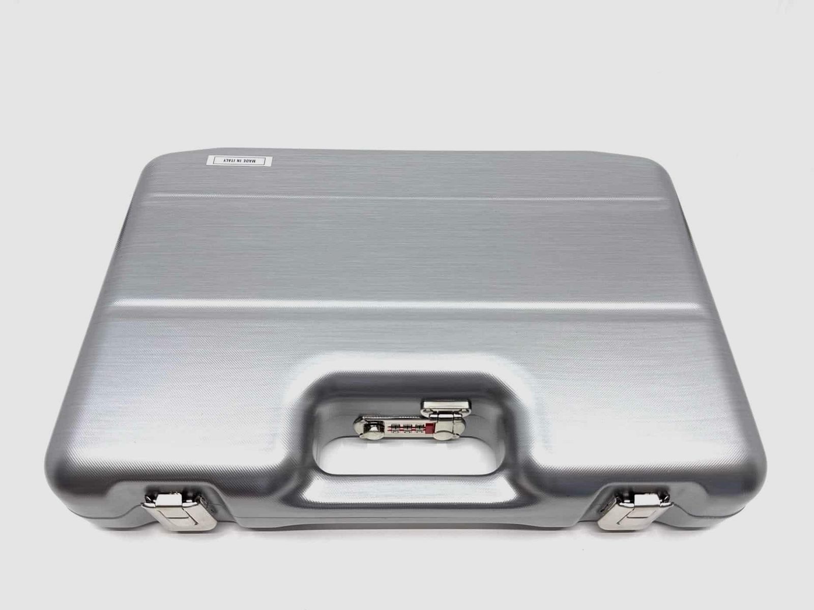 Negrini Lusso 2023UL Pistolenkoffer Aluminium mit Zahlenschloss rot 358x230x65mm, Bild 2 von 4