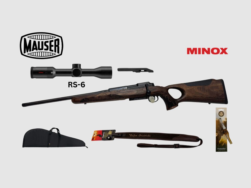 MAUSER 25 Max LINKSAUSFÜHRUNG MINOX RS-6