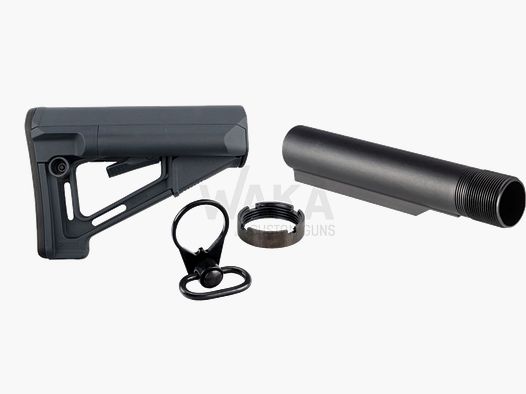 Kit Magpul STR sur adaptateur M4, gris sniper