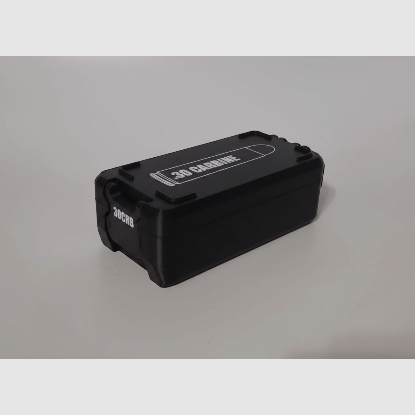 Filamelt Munitionsbox / 30 Carbine / 'Klapp- / Rastdeckel' / Patronenbox, Ammo Box