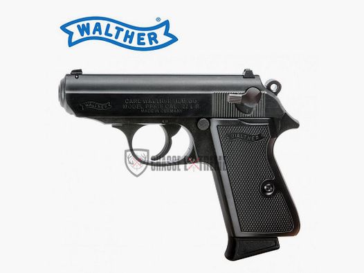 WALTHER Ppk/S Pistol Zwart 10 Schoten Kal. 22 LR