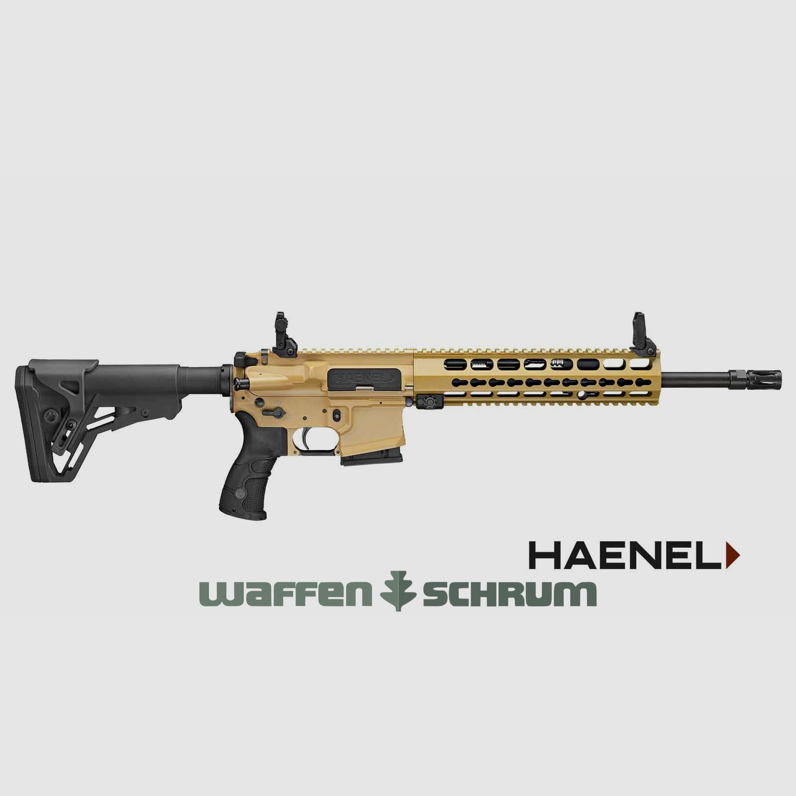 Haenel CR 223 sand / Langer Handschutz