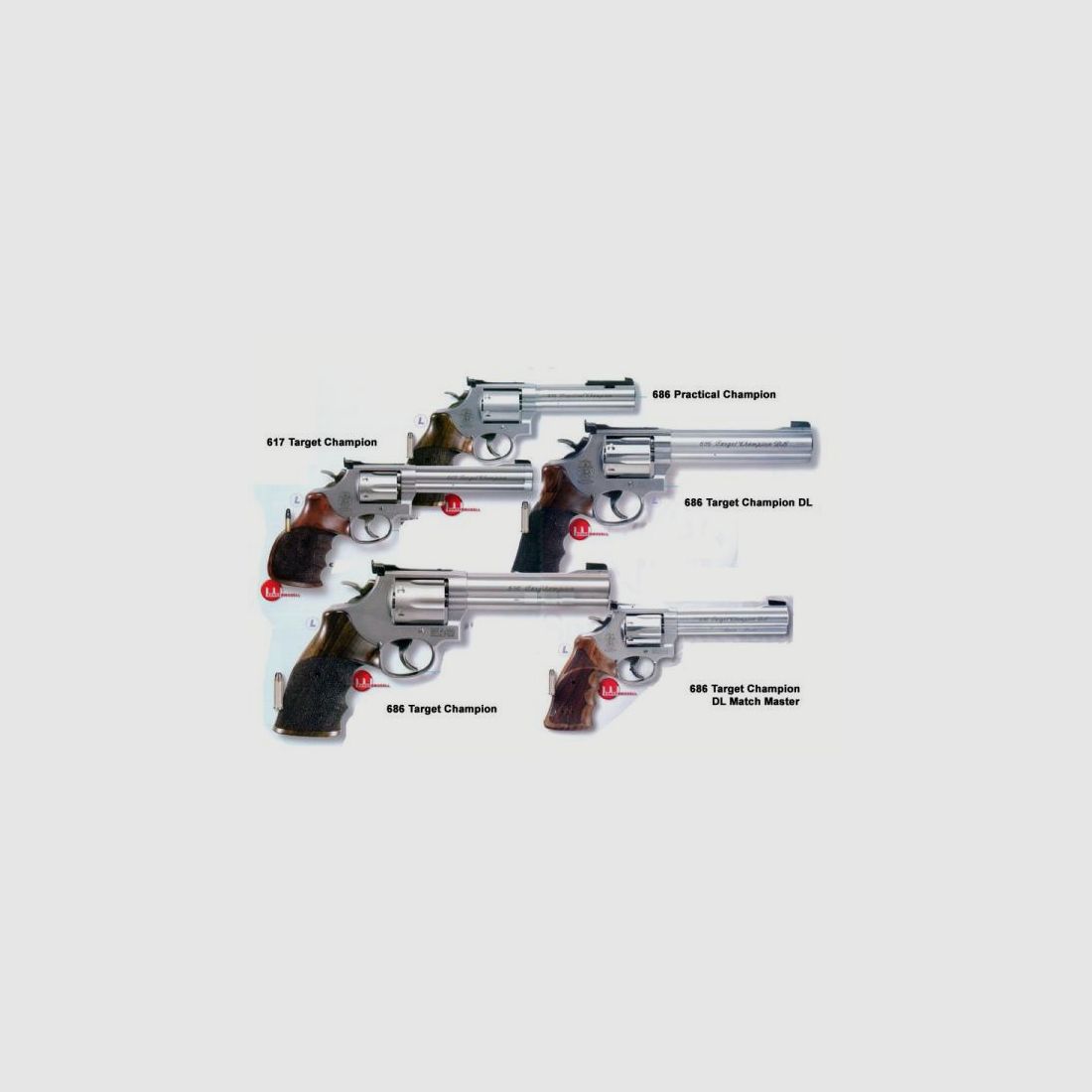 SMITH & WESSON Revolver Mod. 686 -6' Target Champion .357Mag   matt ohne Griff