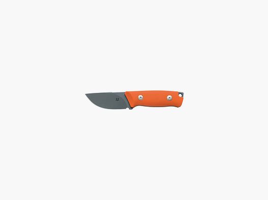 Coltello da caccia Fox Rifle Muzzle lama 8 cm manico arancio