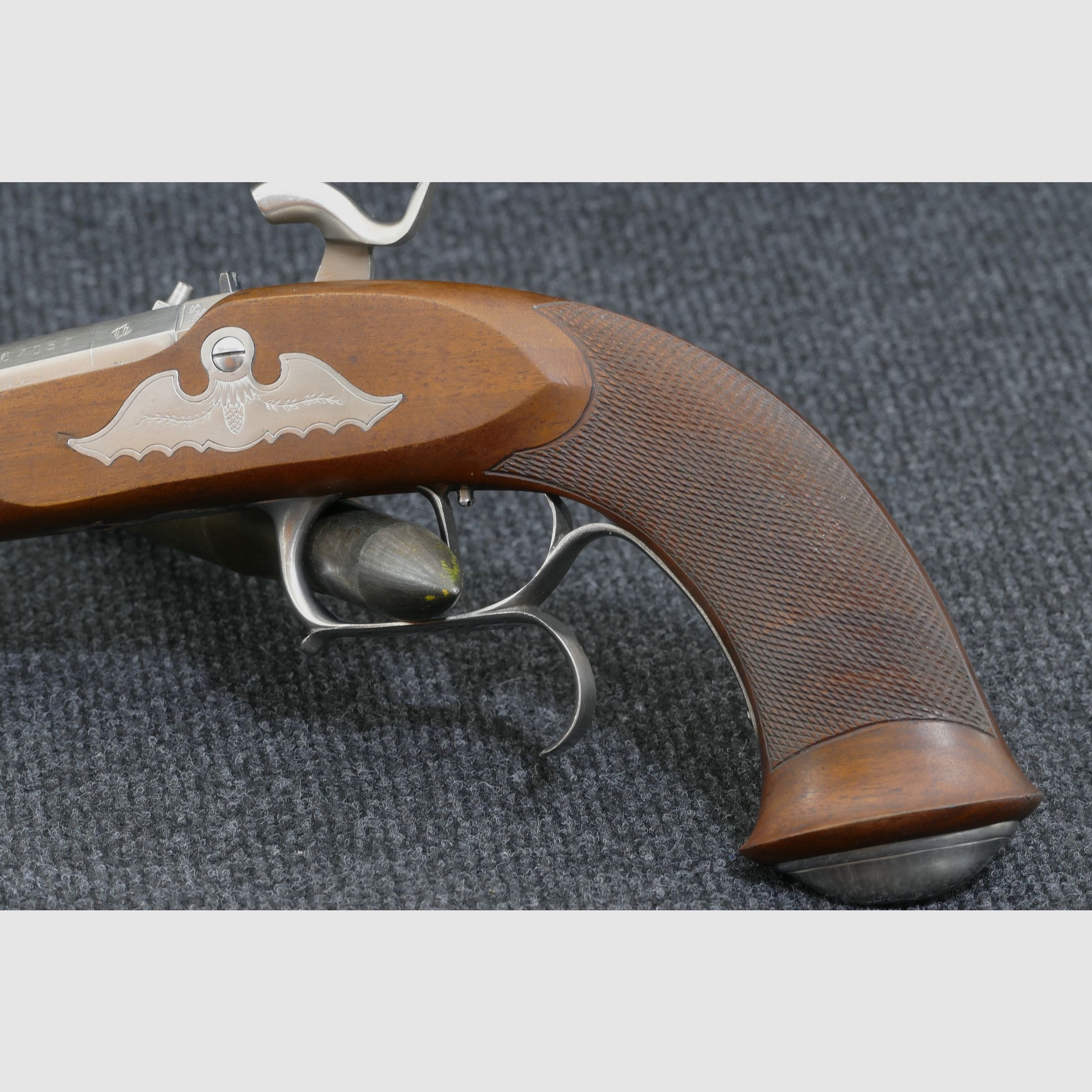 Percussion muzzleloader Davide Pedersoli pistol Le Page Target International .44 (BlackPowder), excellent condition, high-resolution images, immagine 6 di 11