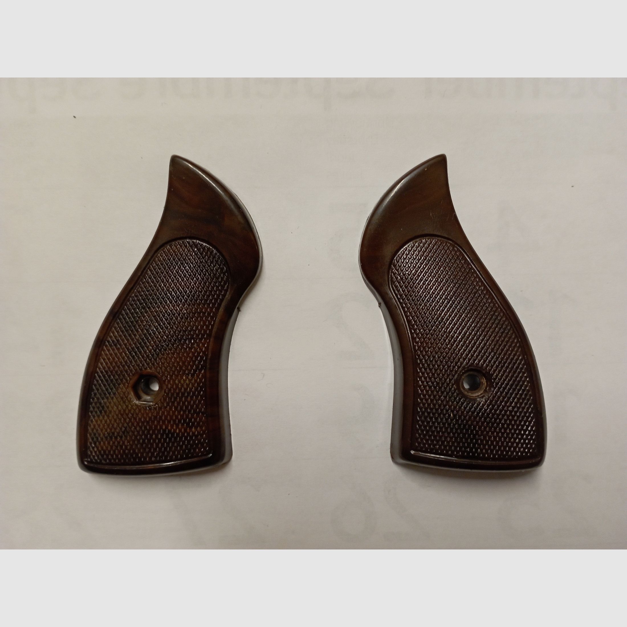 2 paires de plaquettes de poignée pour Mondial Mod. 99X Start Gun Cal. .22