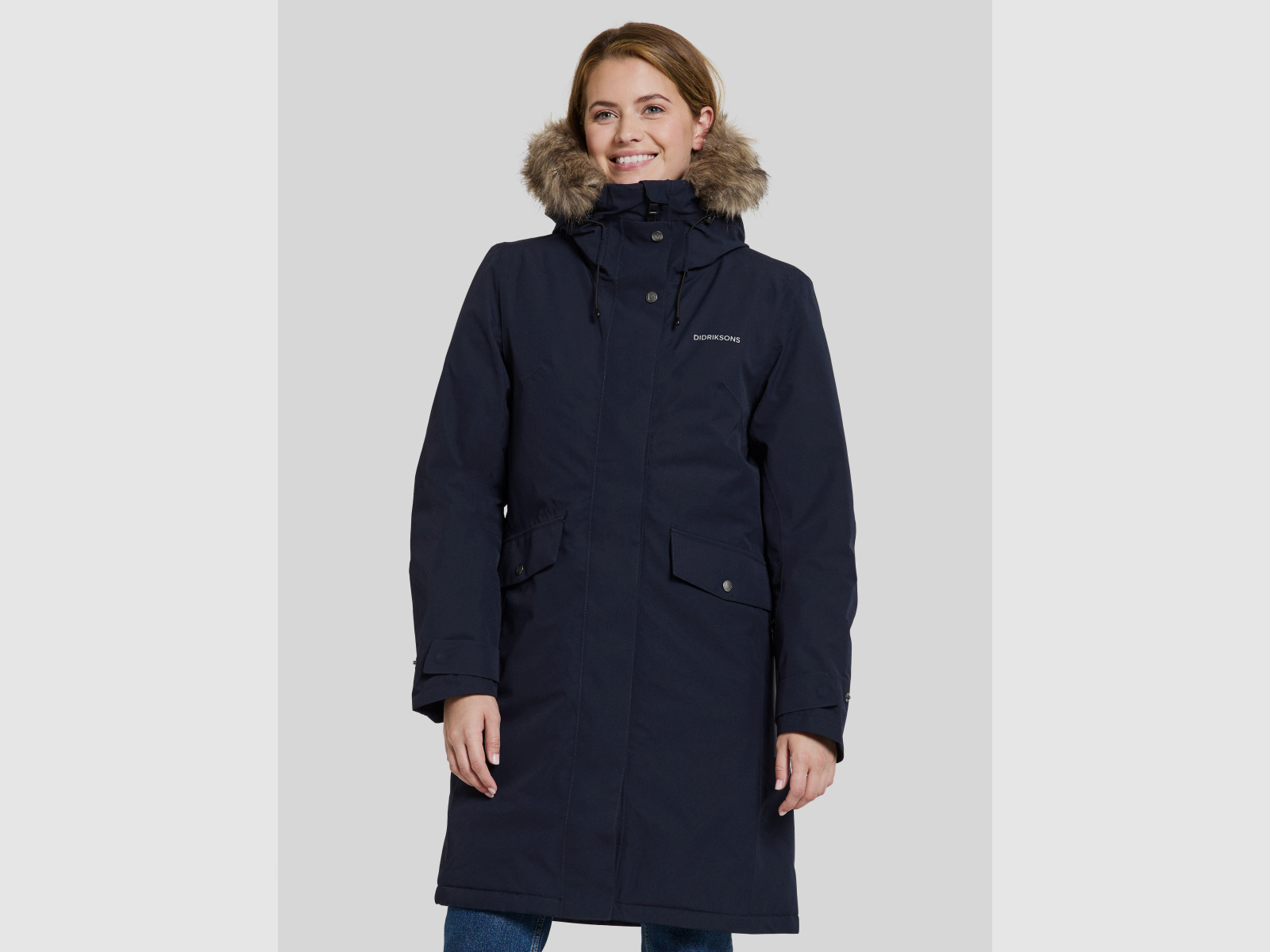 DIDRIKSONS Erika Damen Parka 3 Dark Night Blue