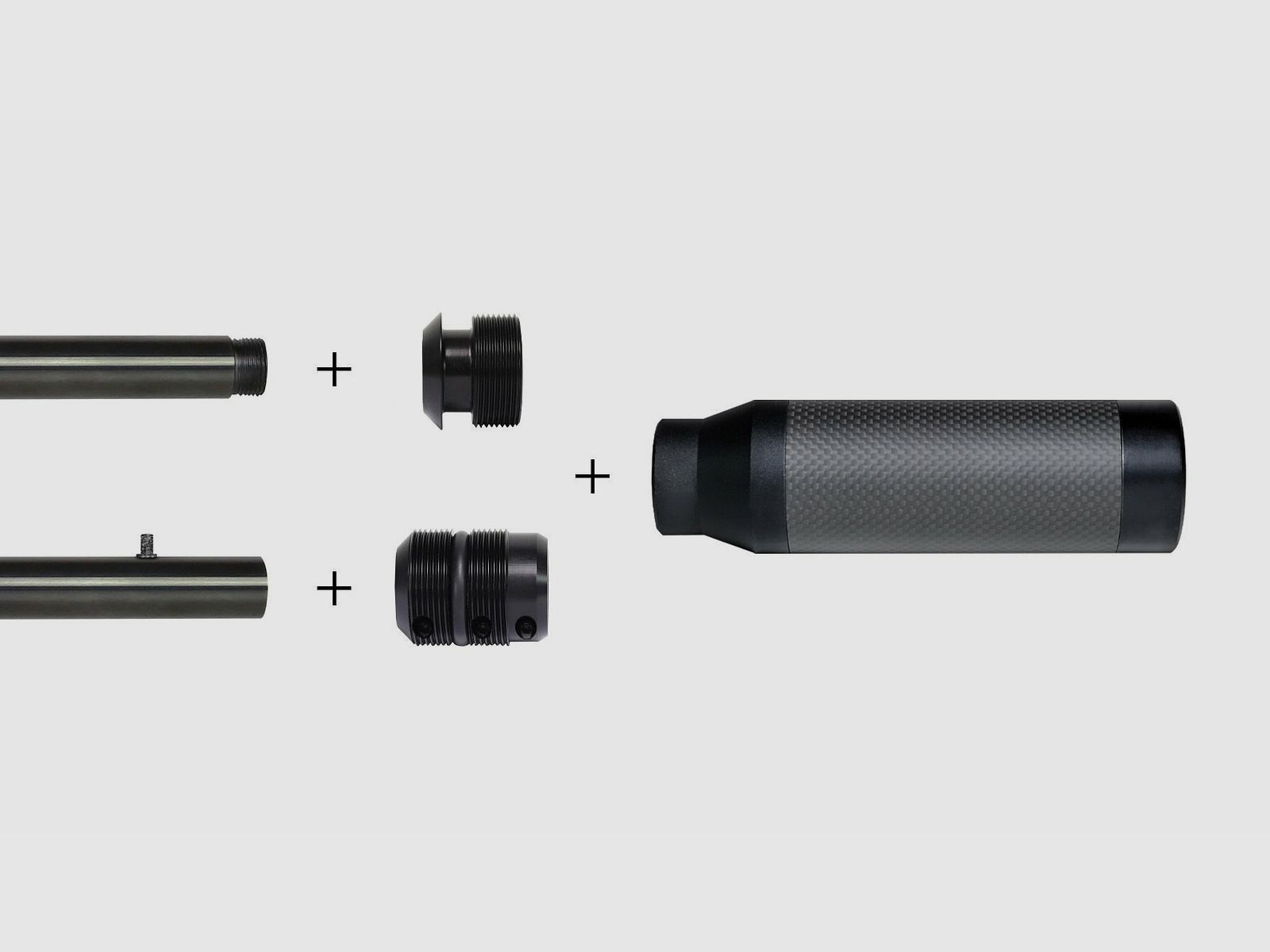 Voere Silencieux de Fin de Canon Sport avec Support pour Voere Match Muzzle Brake – jusqu'à Cal. .308, image 4 sur 5