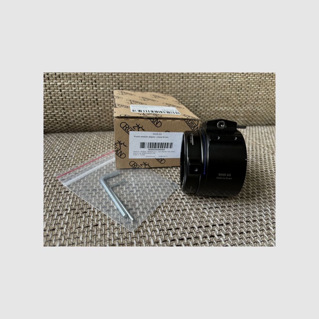 Rusan MAR-64 Schnellspann - Vorsatzadapter 64mm MAR Adapter