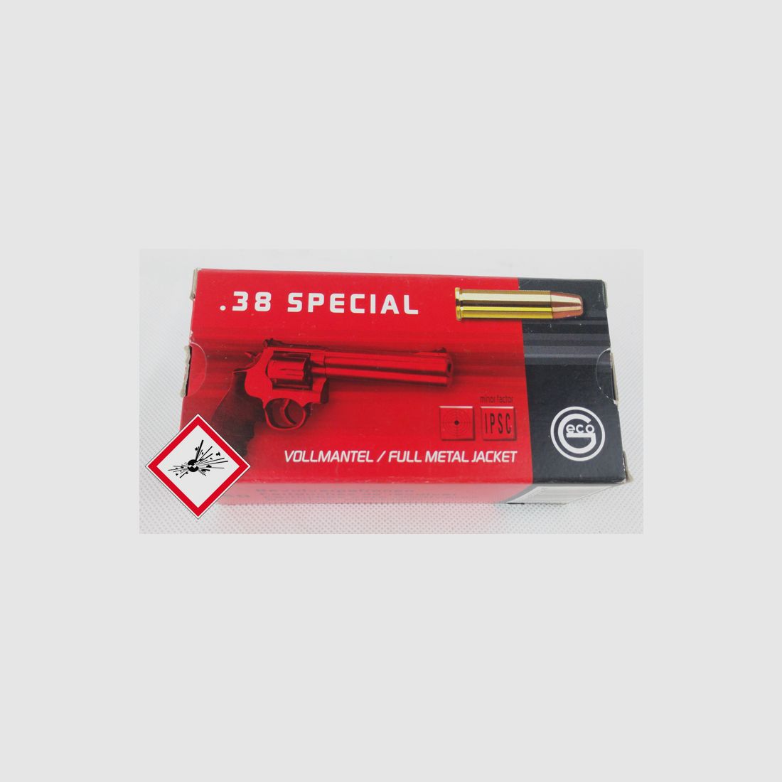 Geco Revolverpatrone Kal. .38 Special VM 158grs.