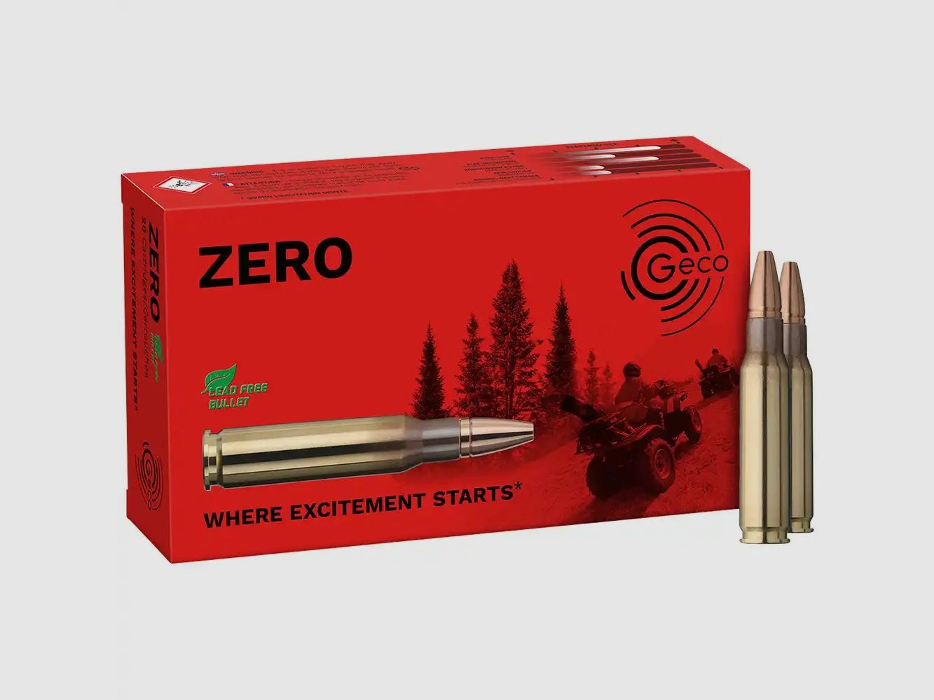 Geco Zero .308 Win. 8,8g/136GR 20 cartouches