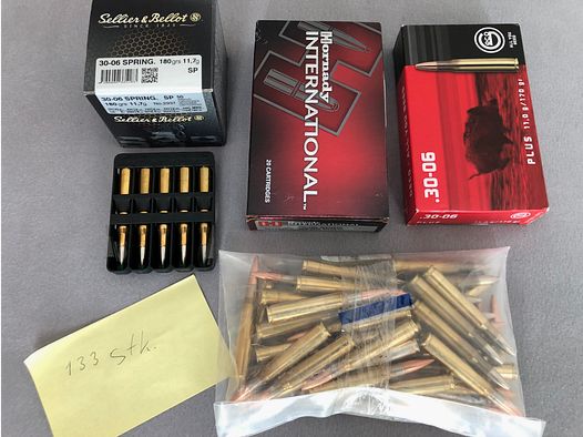133 Schuss 30-06 Munition 