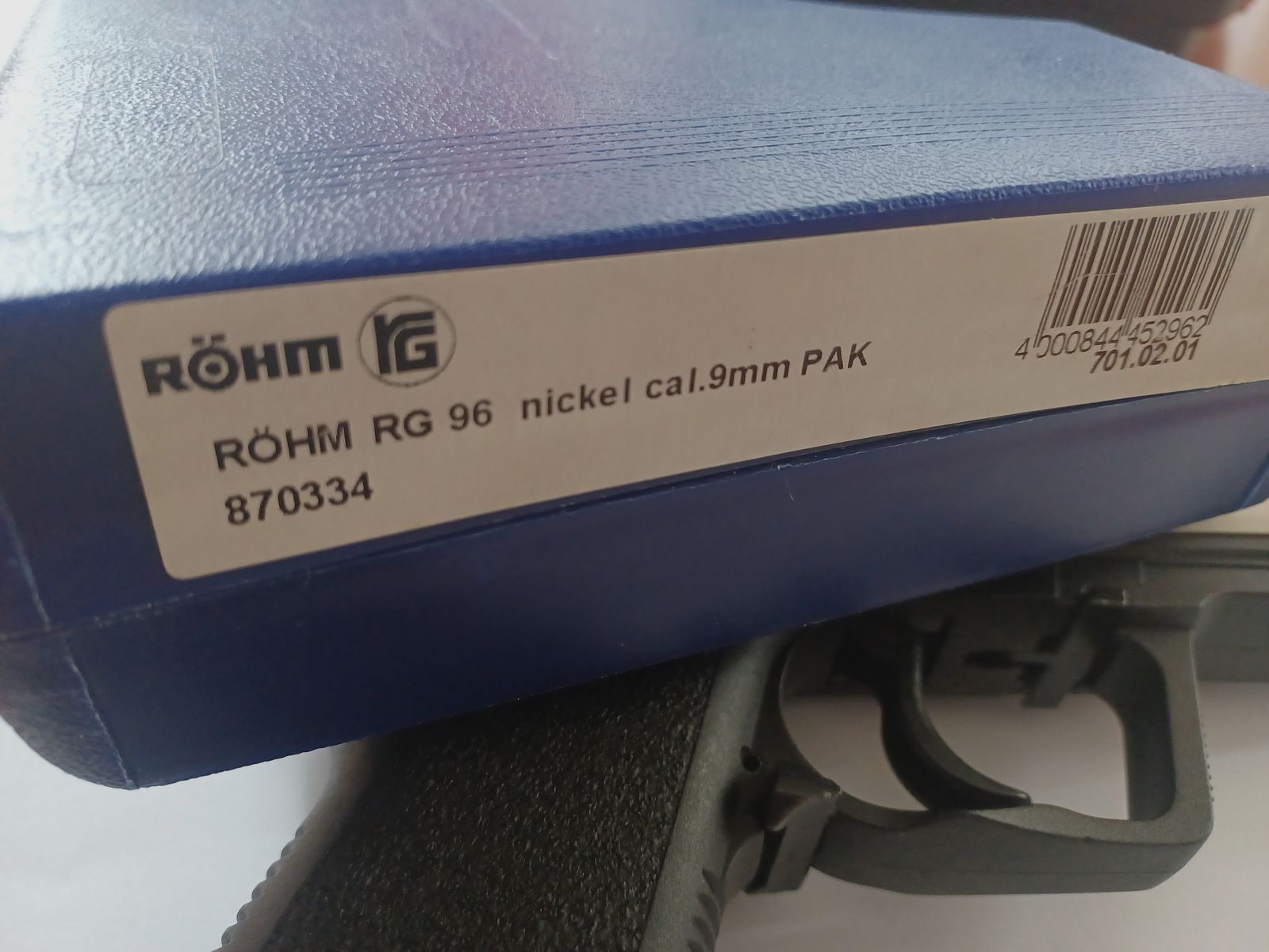Röhm RG 96 nickel cal. 9mm P.A.K.