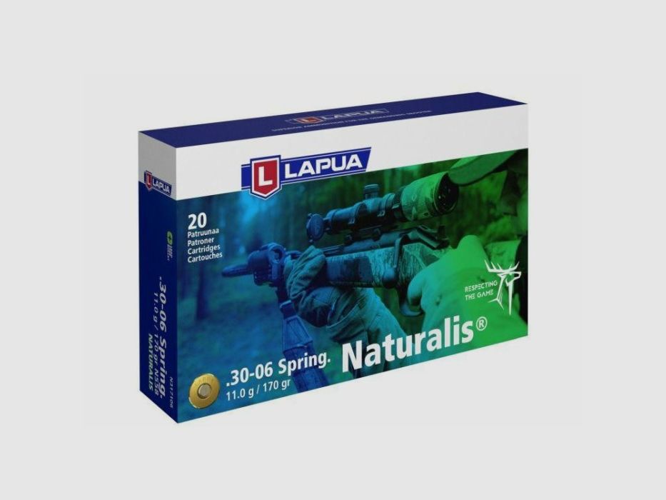 Amunicja LAPUA .30-06 NATURALIS 11g, zdjęcie 1 z 2
