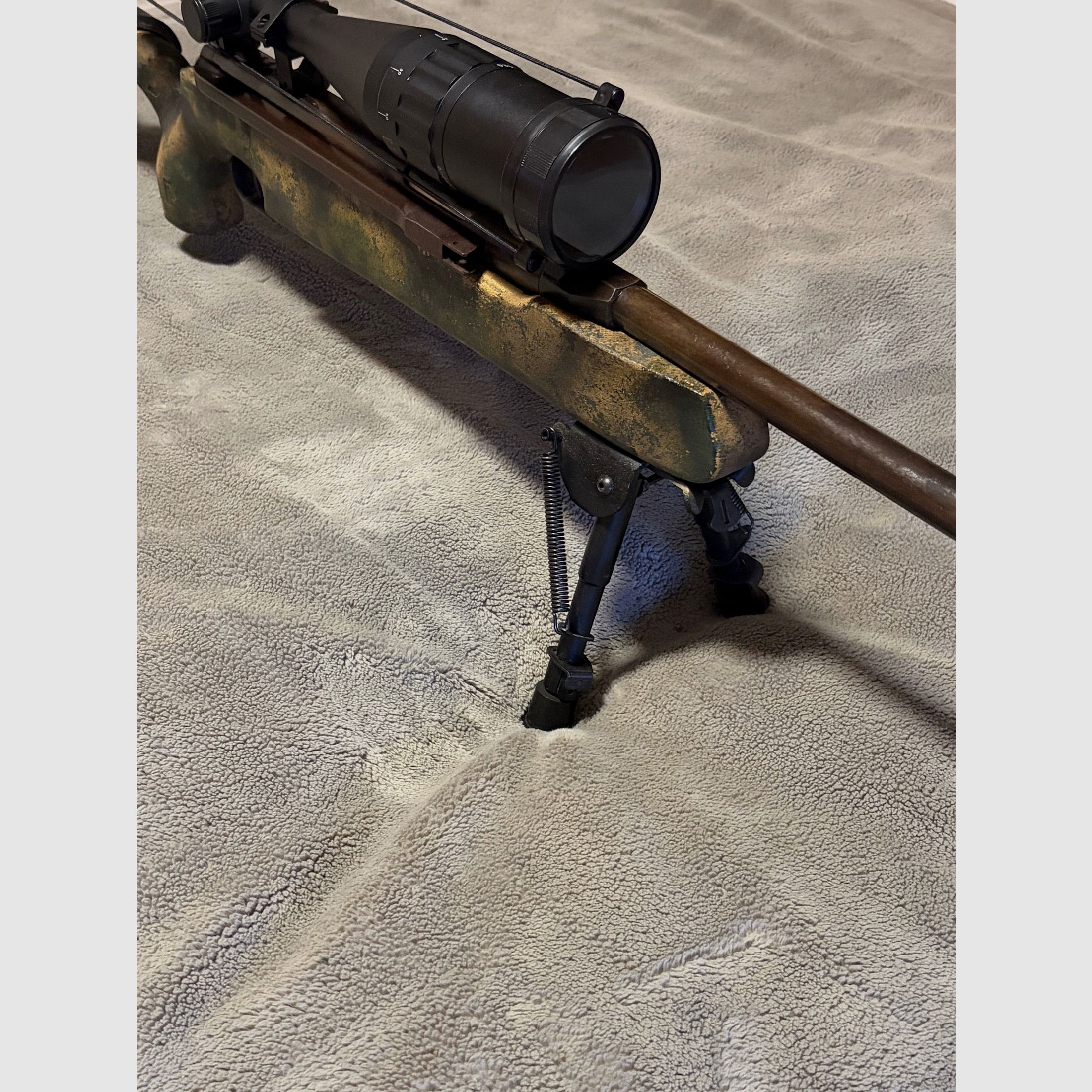 Feinwerkbau 300S 4,5mm mit Zfr 6-24x50 Leuchtabsehen Field Target Umbau Feder und Dichtung neu