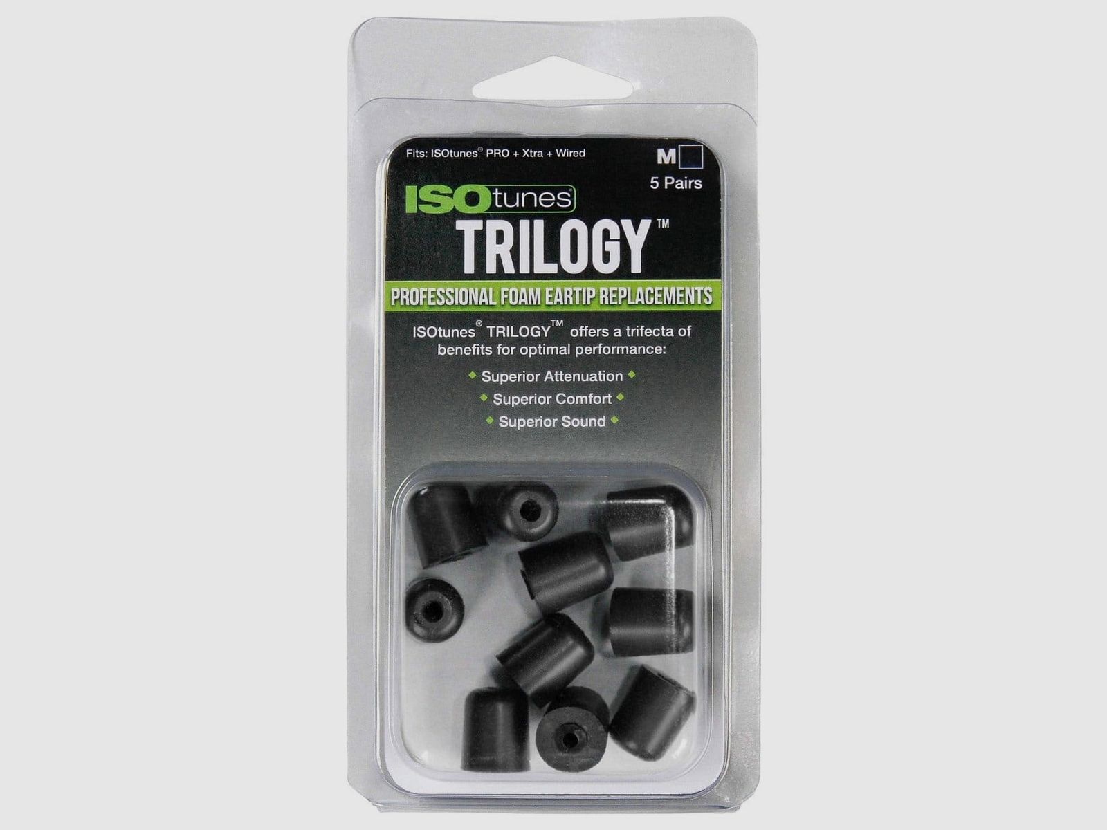 ISOtunes Trilogy Tapones para los Oídos de Repuesto