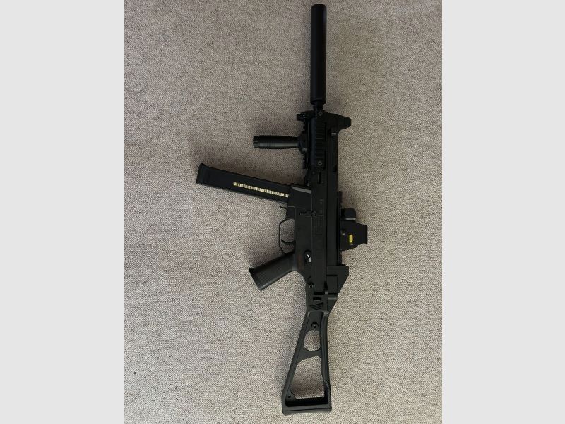 S&T UMP 45 mit Aluminium-Außenlauf-Kit