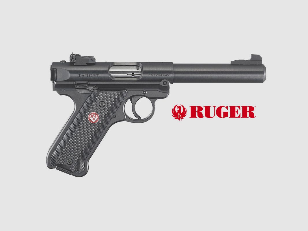 Ruger Mark IV Target, kaliber .22lr || Pistool