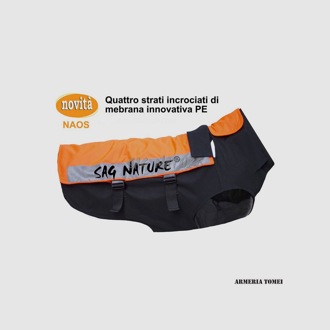 SAG NATURE – ANTI-THORN JACKET NAOS IN 4 LAYERS OF PE AND POLYESTER MEMBRANE