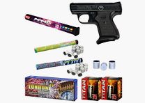 Silvester Set Record 15-9 Schreckschuss Pistole 9 mm P.A.K.