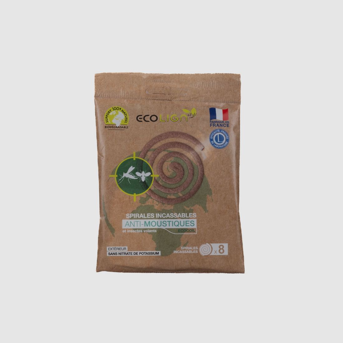 Relags accessoires de plein air spirale anti-moustiques 8 pièces Ecolign accessoires de chasse