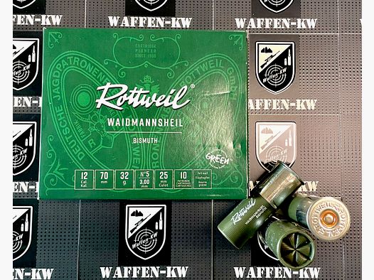 Rottweil 2431624 Waidmannsheil Bismuth 12/70 32g 3,00mm 10szt