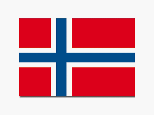 Diverse Flagge Norwegen