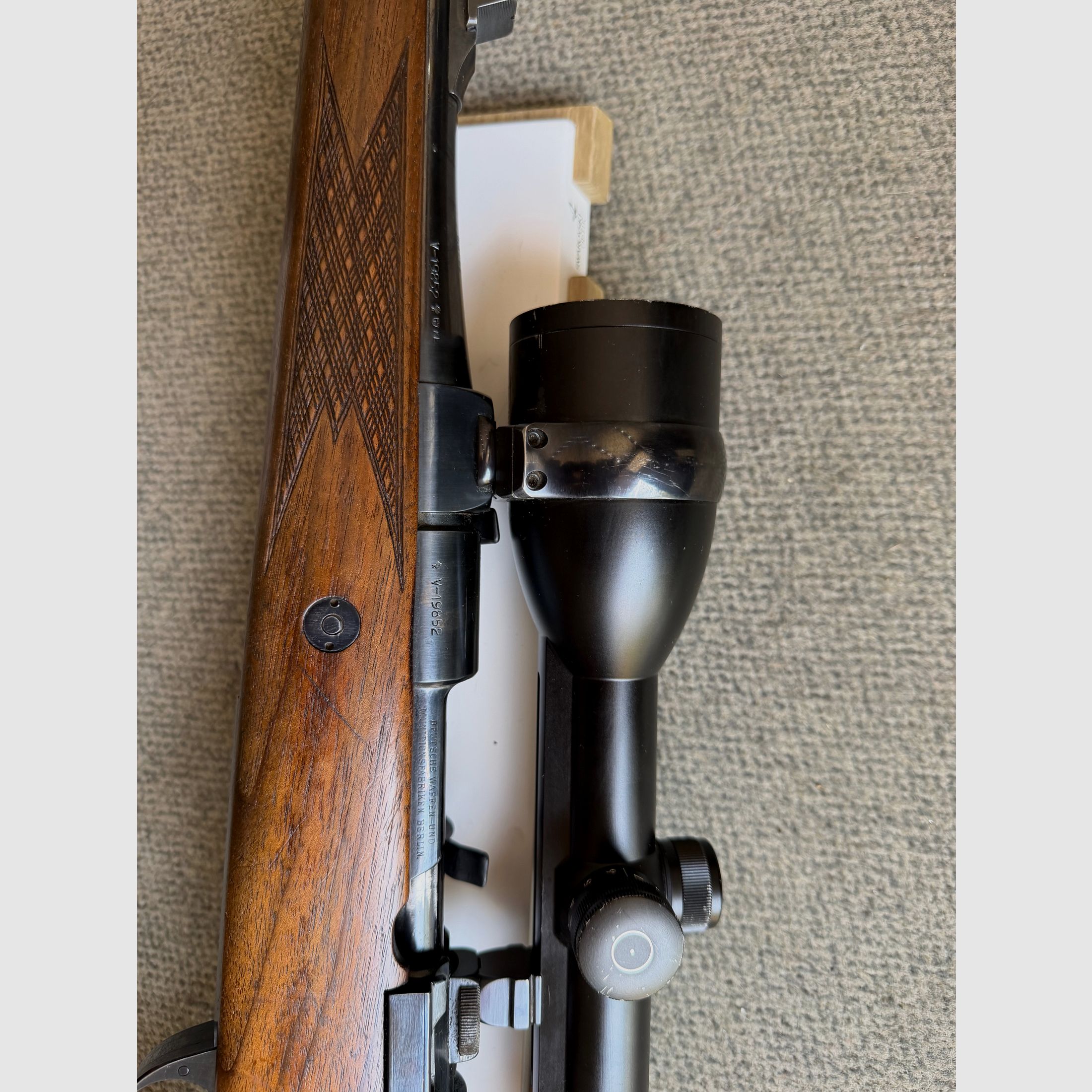 Mauser DWM  9,3x62 mit Schmidt und Bender SEM 