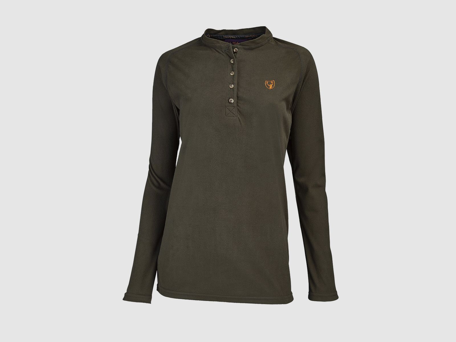 Hubertus Funktionsshirt mit Knopfleiste