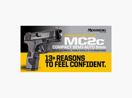 MOSSBERG MC2c Inossidabile – Sicura Manuale 9mm Luger