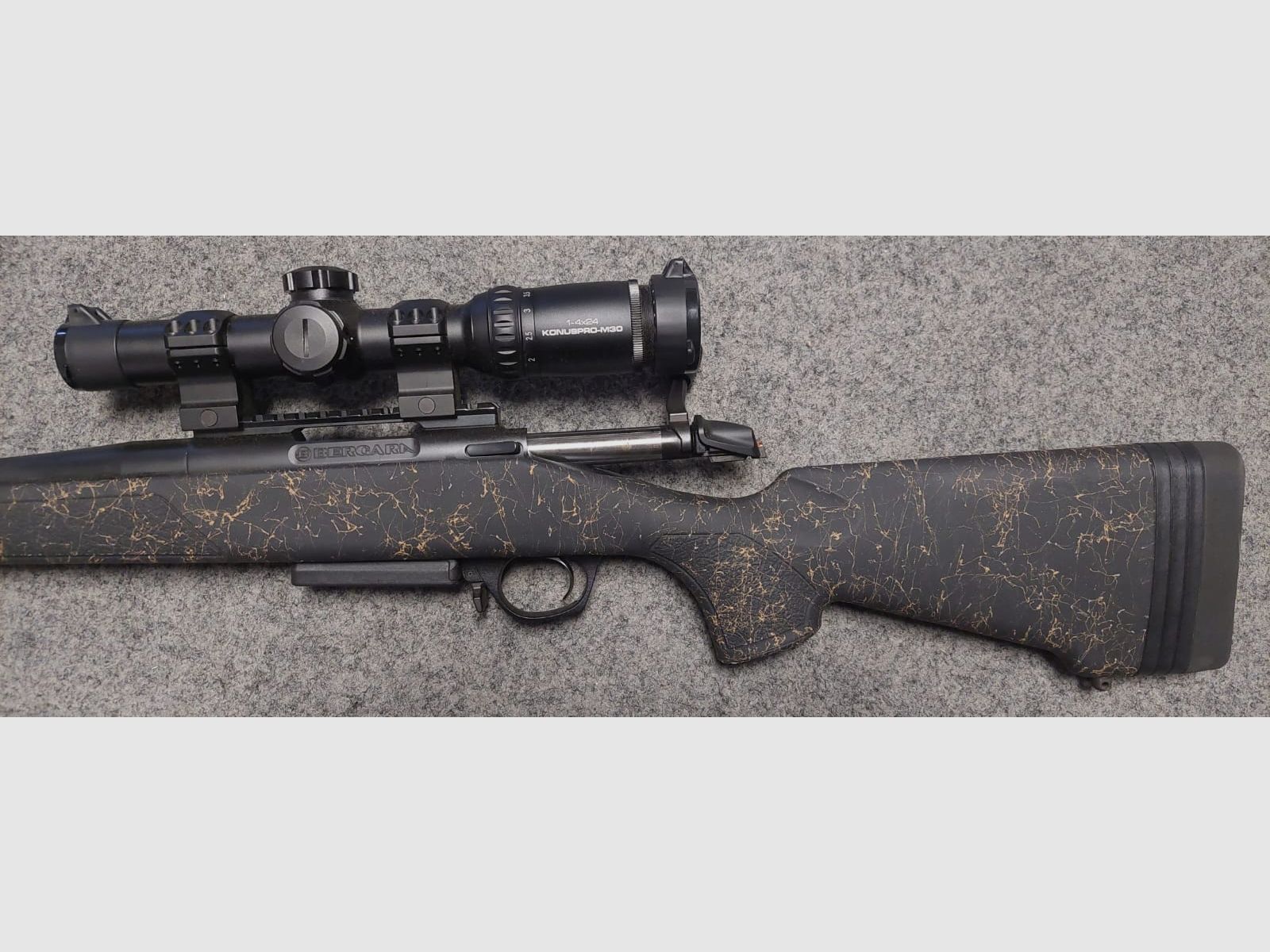A 119 BÜCHSE MIT ZUGVERSPANNUNG BERGARA B14 KAL. 308 WIN OPTIK KONUS PRO – M30 1-4X24, Bild 3 von 5