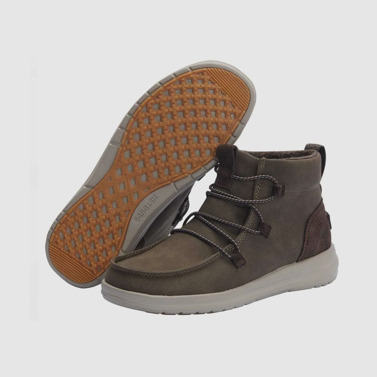 HEY DUDE Eloise DAMEN Gerecycled Leren Koffie