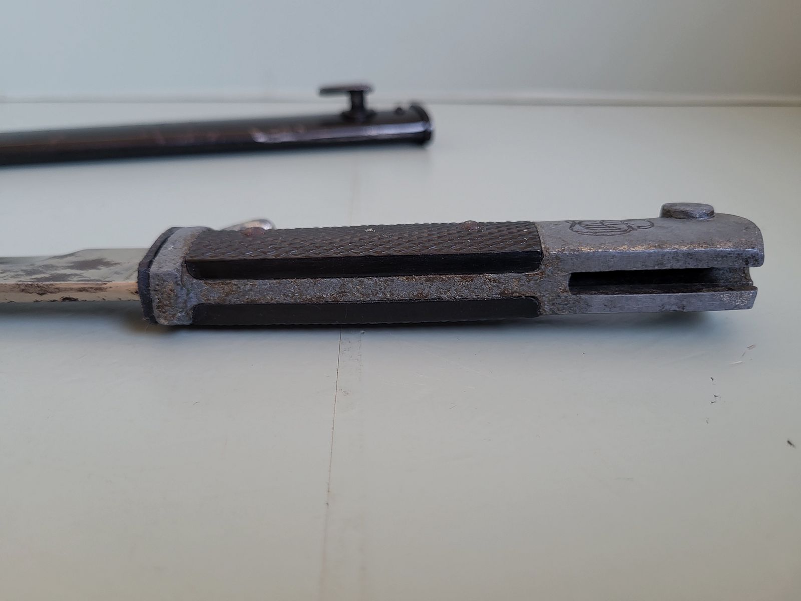 2 WK - WW 2 Puma bayonet - Long side rifle K98 bayonet - Original