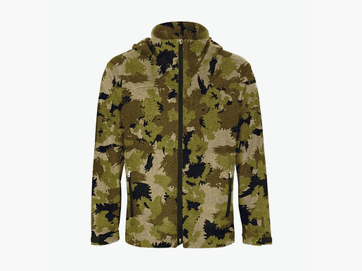 Hedlund Vik Ultralight Silent Forest Merino Camo Windbreaker - S