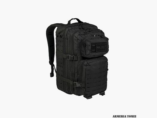 ZAINO – MIL-TEC – US ASSAULT PACK LARGE LASER CUT SCHWARZ 51 x 29 x 28 cm