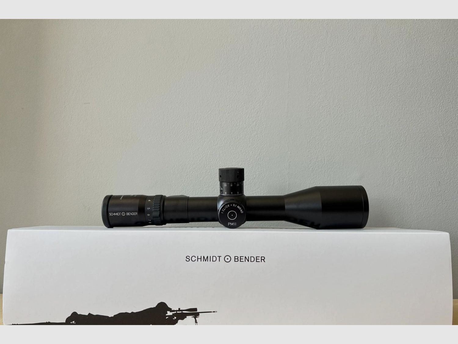 Zielfernrohr Schmidt Bender PMII 3-12x50.
