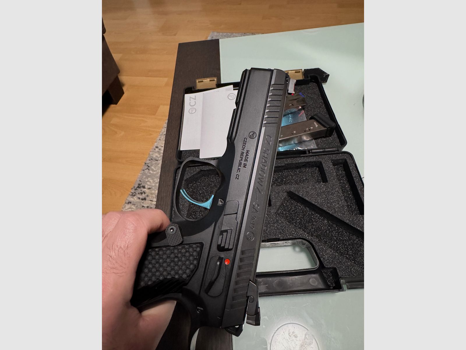 CZ Shadow 2 SA 9mm Luger gepflegt.