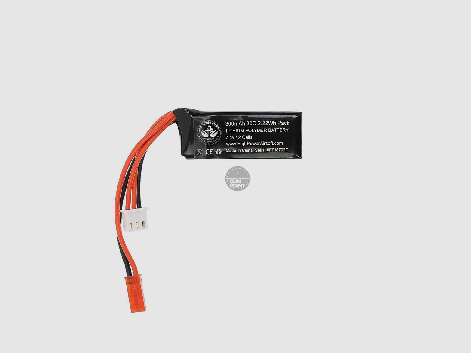 Turnigy 7.4v 300mAh Li-Po Battery (JST)