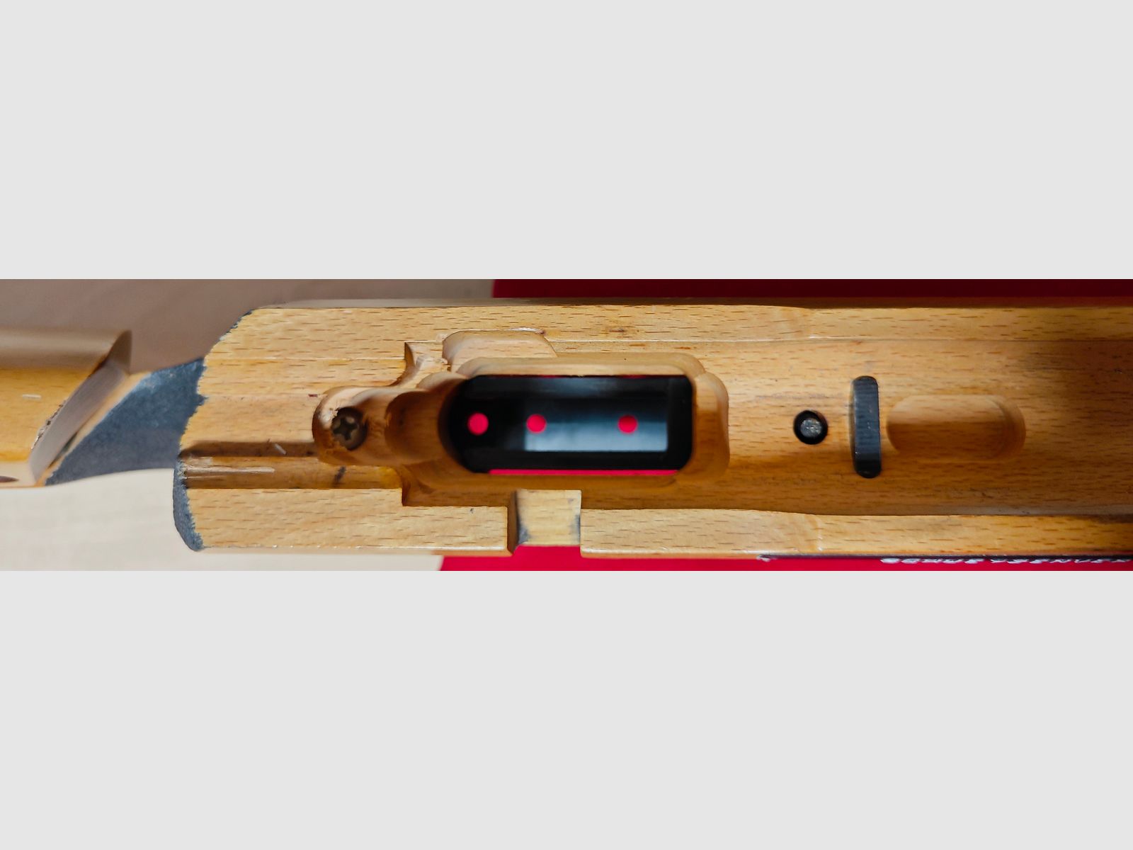 Used stock from an Anschütz 1907