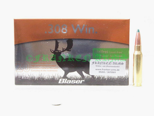 Blaser	 CDC .308 Win. 160gr. 10,4g 20 Stück Staffelpreise