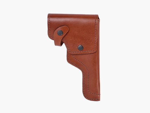 ME-Sportwaffen holster en cuir marron ME P08 pistolet à blanc