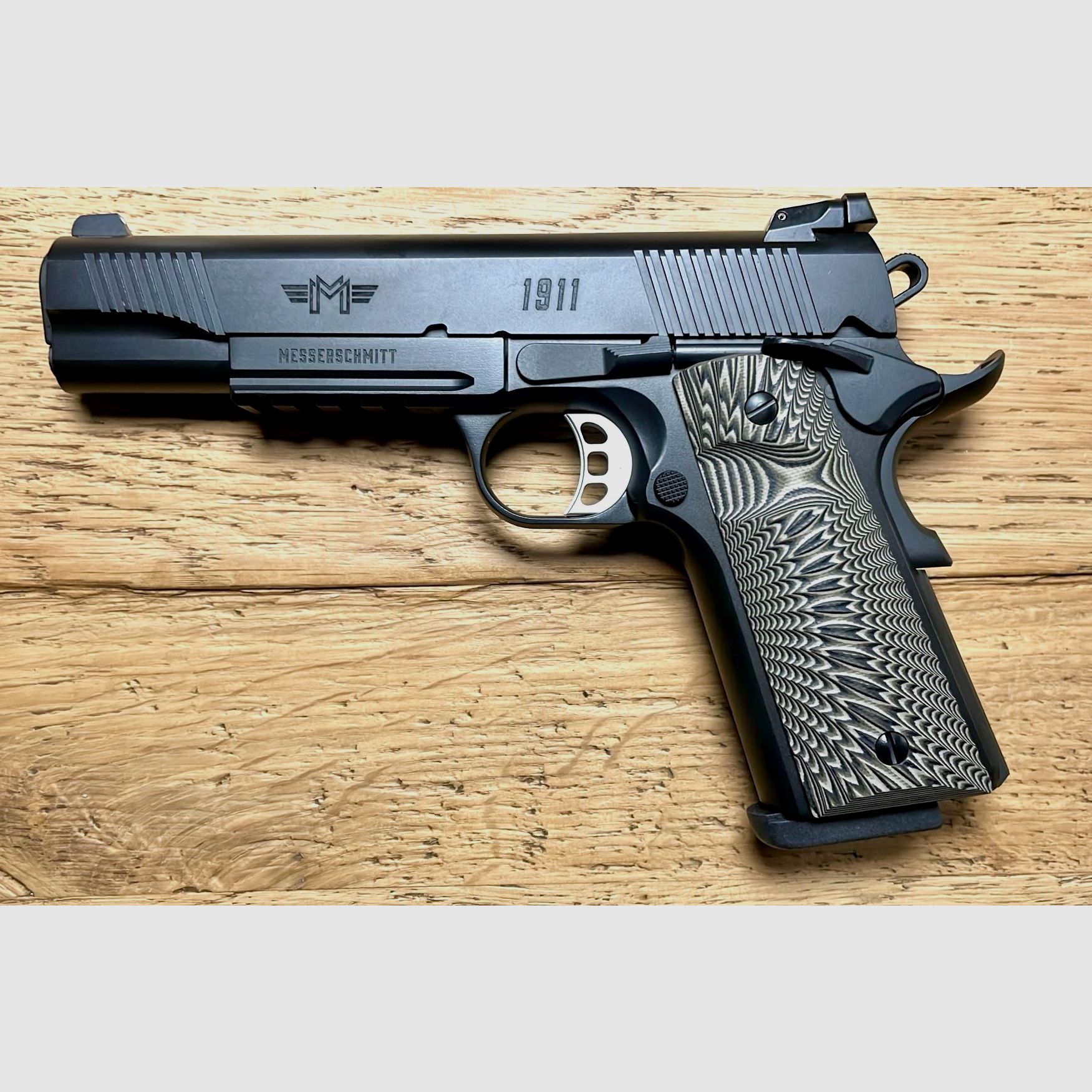 Messerschmitt ME 1911 Schwarz 5"LL Calibre9mmLuger  - en stock, imagen 1 de 5