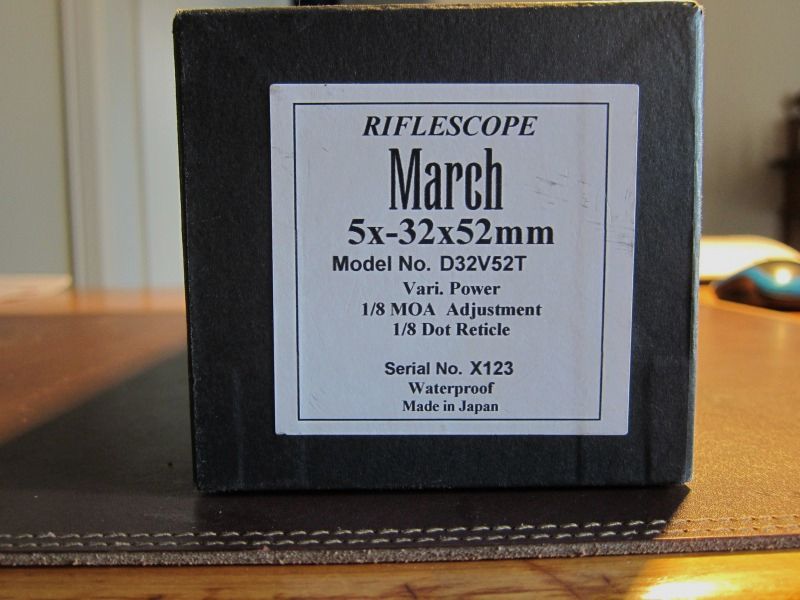 March Zielfernrohr 5x-32x52