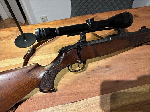 Krico 700 repeating rifle 7x64 repeater + optics + magazine