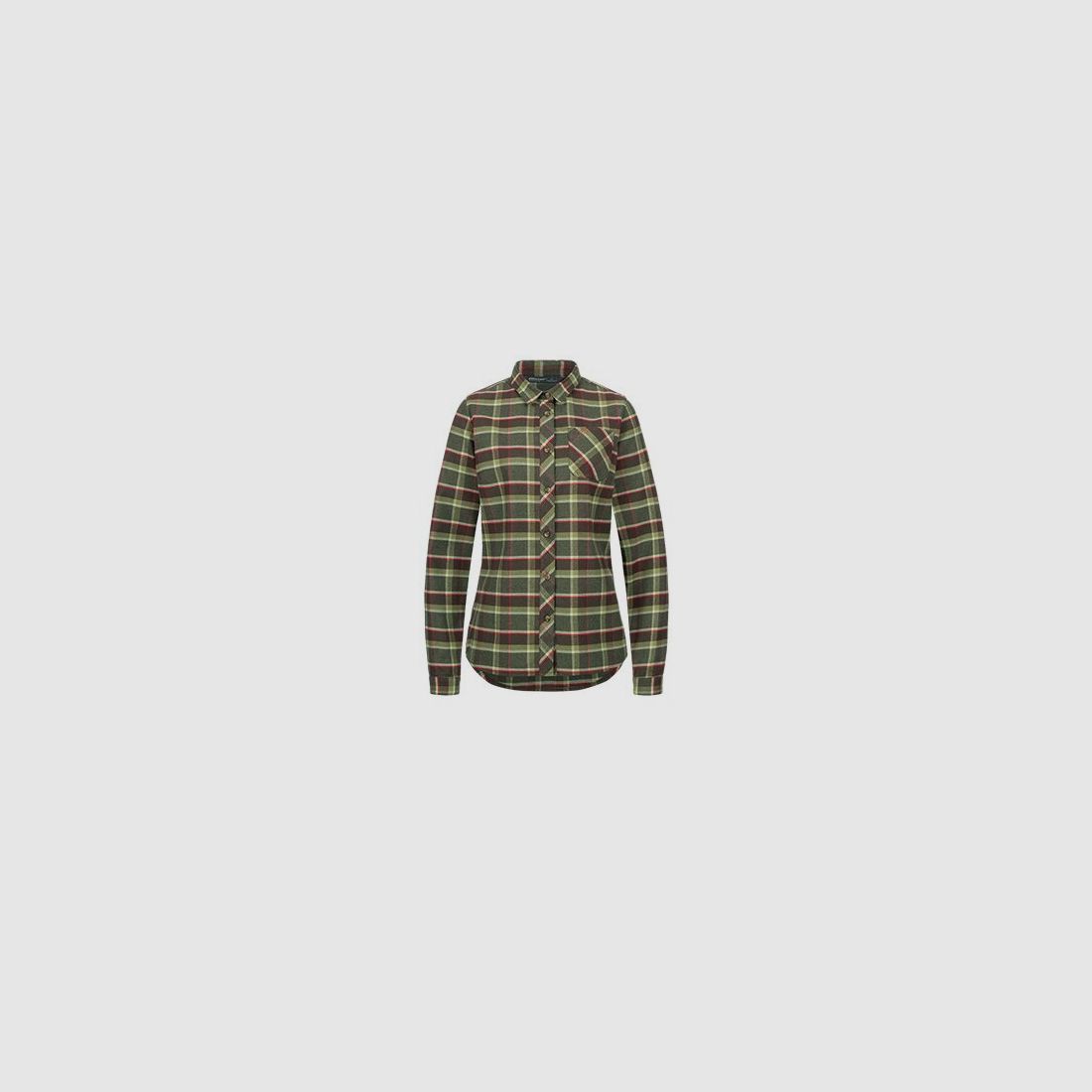 Blaser women's blouse Charlotte olive/red checked