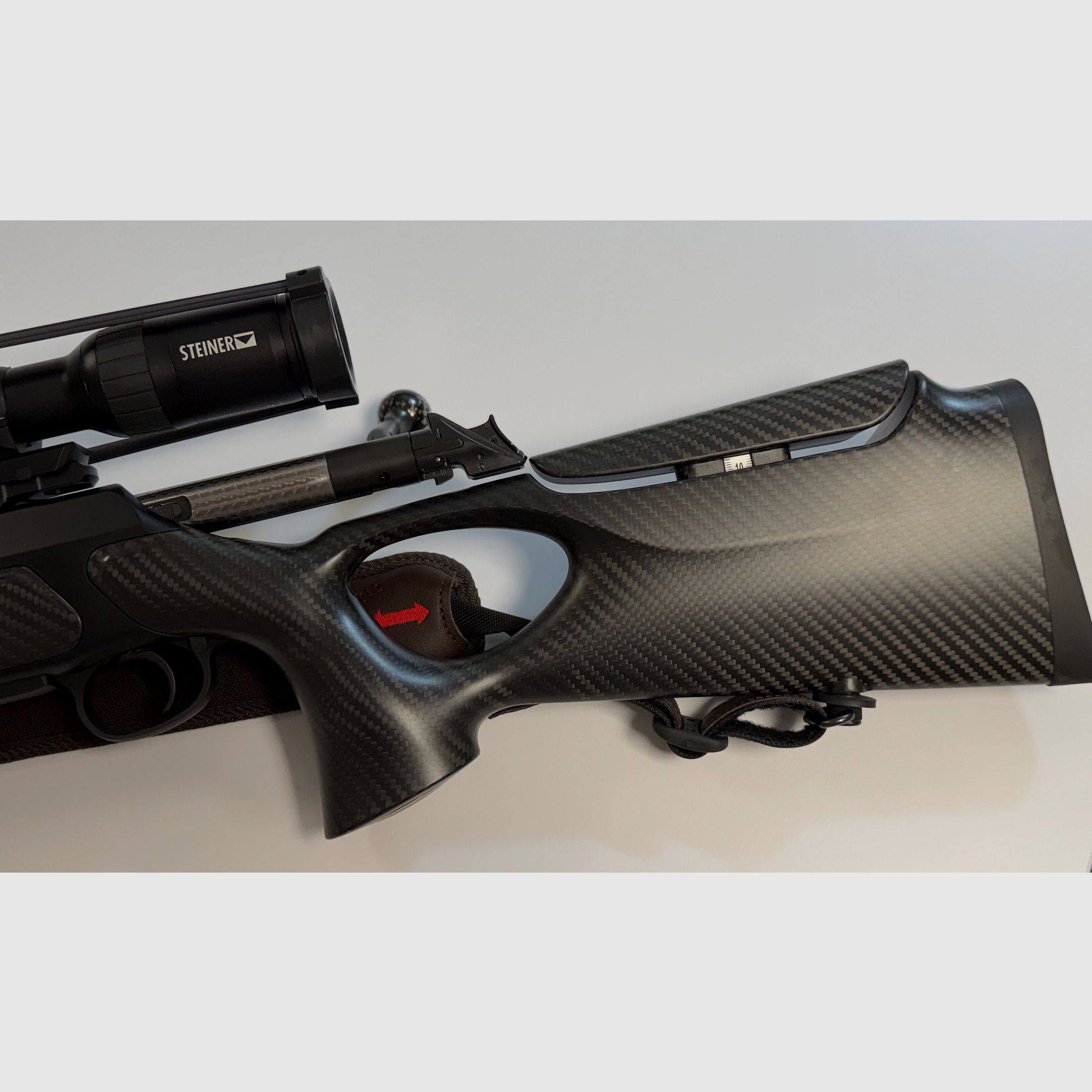Sauer 404 Synchro XTC (Carbon) .308 + Dentler mount + Steiner Ranger 6 3-18 x 56 + handmade stone chamber grip ball