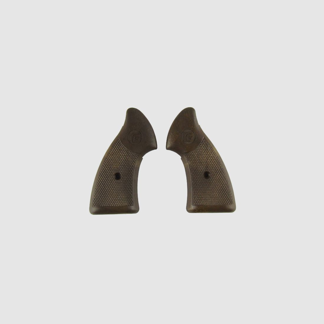 Kunststoffgriffschalen, braun fĂĽr RĂ¶hm Revolver RG 89, Ersatzteil